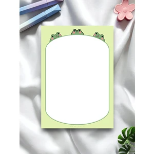 Mirya Notes A5 Kurbağa Desenli Notepad - Not Defteri - Bloknot