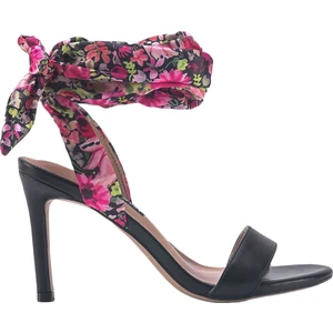 Nine West Deave 3fx Siyah Kadın Topuklu Sandalet