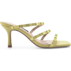 Nine West Vıra 3fx Sarı Kadın Topuklu Terlik