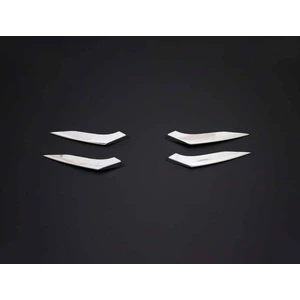 Renault Clio 5 Krom Sis Far Çıtaları Joy Paket Için 4 Parça 2019-2022 Arası