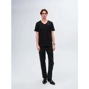 Ltb Legesa Siyah Erkek V Yaka Kısa Kol T-Shirt 1225841926089200