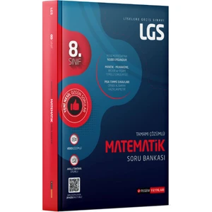Pegem Akademi Yayıncılık LGS Matematik Tamamı Çözümlü Soru Bankası
