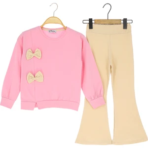 Kız Çocuk Tayt Takım Fiyonklu