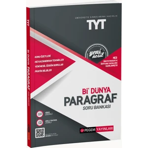 Pegem Akademi Yayıncılık TYT Bi Dünya Paragraf Soru Bankası