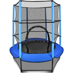 140 cm Korumalı Çocuk Trambolini  (55 Inç) Fileli Trambolin