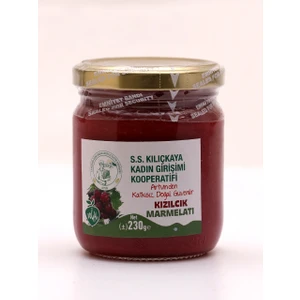 S.S. Kılıçkaya Kızılcık Marmelatı (Doğal, Katkısız, Ev Yapımı) 230 GR