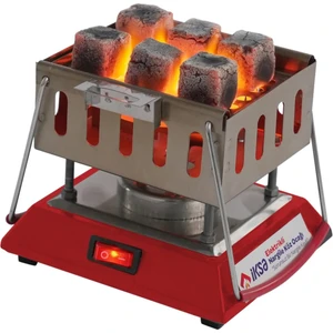 Elektrikli Nargile Köz Yakma Makinası Nargile Kömür Ocağı Köz Taşıma Tepsili