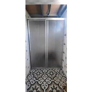 Giray Duşakabin 120 Cmile 140 cm Arası 1sabit 1sürgülü Parlakprofil Mika Duşakabin