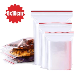 Bar- Pack Kilitli Torba Kına Çerez Lokum Poşeti 8X10 100 Adet