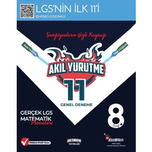 8. Sınıf Lgs Matematik 11 Genel Deneme Akıl Yürütme Yayınları