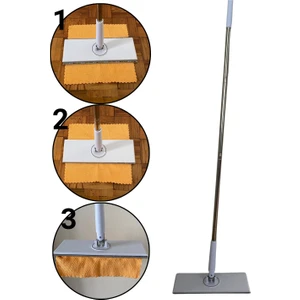 Oliva Nero Kıskaçlı Mop - Pratik ve Hijyenik - Yüzey Temizleme Mendili Veya Temizlik Bezi Ile Kullanılabilir