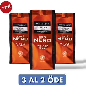 Caffe Nero Colombia Whole Beans (Çekirdek Kahve) 3 Paket x 200GR