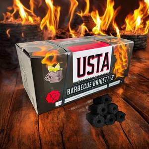 Usta Dumansız Doğal Briket Mangal Kömürü 10KG