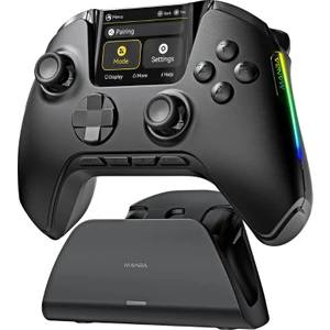Manba One Kablosuz Gamepad Siyah – 2” Ekran, Manyetik Stand, Pc/switch/android/ios Desteği