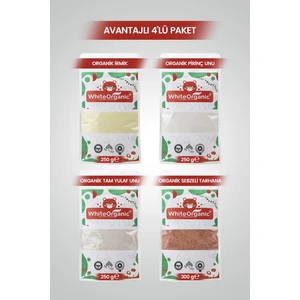 Organik Tarhana+Organik İrmik+Pirinç Unu+Tam Yulaf Unu Ek Gıda Hazırlık Seti Sertifikalı