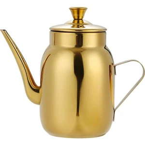 Komple Çelik Gold 450 ml Yağdanlık Sosluk ve Sirkelik CIN995SR
