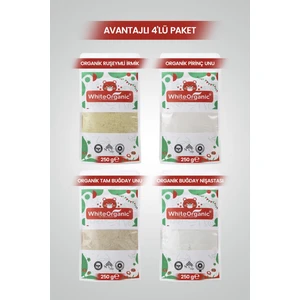 Buğday Nişastası+Ruşeymli İrmik+Pirinç Unu+Tam Buğday Unu Ek Gıda Hazırlık Seti