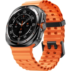 Samsung Galaxy Watch 7 Ultra 47MM Uyumlu Silikon Tokalı Terleme Yaptırmaz Flexible Kordon