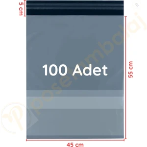 45X55+5 cm (45X60) Cepli Kargo Poşeti 100 Adet