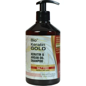 Bio Keratin Gold Keratin & Argan Yağlı Tuzsuz Şampuan 500 ml