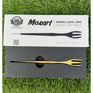 Mozart Nargile Çatal İğne - Gold