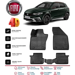 Egea Cross 2025 Model 4d Havuzlu Paspas Uyumlu