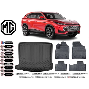 Hs Hybrid Phev 2025 Model Bagaj Havuzu Araca Özel Siyah Havuzlu Paspas Takımı Sett