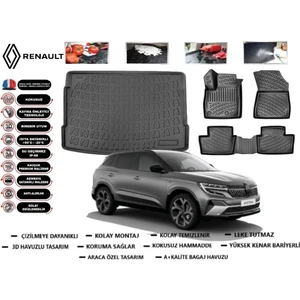 Austral 2025 Model Bagaj Havuzu Araca Özel Paspas Takımı Prrox