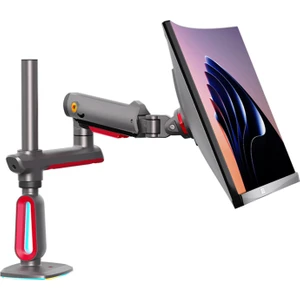 North Bayou L70 (17-60 İnç) Gaming RGB Monitör Standı - (20 kg’a Kadar Monitörlerle Uyumlu)