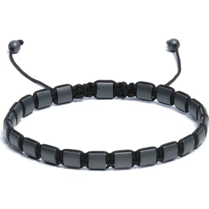 Hematit Bileklik - Pavle Matte Grey Bileklik - Tasarım Bileklik 6mm Ayarlanabilir