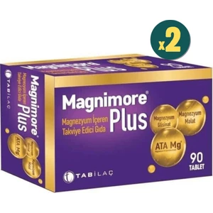 Tab İlaç Magnimore Plus 90 Tablet 2 Adet