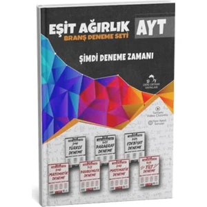2025 Ayt Eşit Ağırlık Deneme Seti 7 Fasikül 24 Deneme + Defter Hediyeli