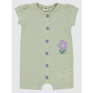 Civil Baby Kız Bebek Patiksiz Tulum 6-18 Ay Çağla Yeşili