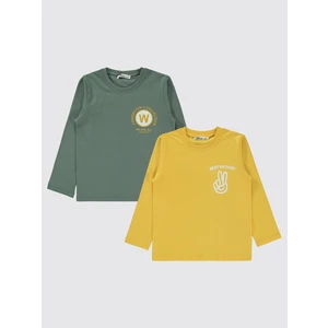 Civil Boys Erkek Çocuk 2'li Sweatshirt 5-13 Yaş Sarı