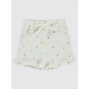 Civil Baby Kız Bebek Şort 6-18 Ay Ekru