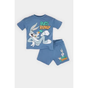 Erkek Bebek Looney Tunes 2'li Takım Kısa Kollu Tişört Şort E7693A525SM