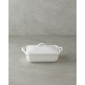 Bianca Seramik Fırın Tenceresi 27X17 cm Beyaz