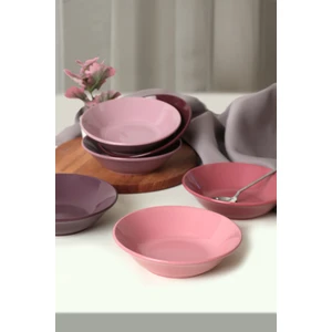 Mixed Hitit Yemek Tabağı 18 cm 6 Adet - 451/572
