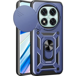 Xiaomi Poco X7 Kılıf Magnetik Standlı Kamera Korumalı Zore Sürgülü Kapak