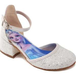 Kız Çocuk Elsalı Topuklu Abiye Ayakkabı