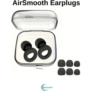 Uyku Kulak Tıkacı - Her Kulağa Uygun Beden - En Iyi Earplugs - Yıkanabilir - 28 Db - Airsmooth