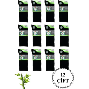 Erkek Diyabetic Bambu Çorap 12 Çift 