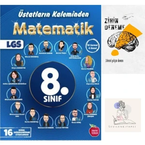 Newton Yayınları 8.Sınıf Matematik Üstatların Kaleminden 16 Deneme+Zihin Deneme-Nw-153