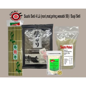 Sushi Seti 4 Lü (nori,mat,prinç,wasabi 50 / Suşi Seti