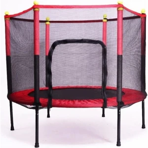 Fileli Büyük Boy Trambolin 140 cm Çap Korumalı Kolay Kurulum CKS131