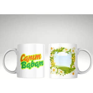 Kişiye Özel Fotoğraf Baskılı Babalar Günü Hediyesi Baskı Kupa Bardak