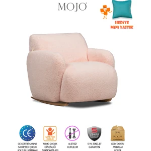 MOJO Mango Shake Sallanan Ayaklı Çocuk Koltuğu Pembe