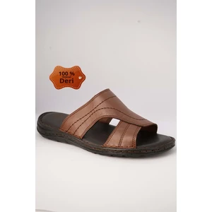 Kr.98 Anatomik Taban  Deri Erkek Terlik