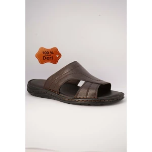 Kr.98 Anatomik Taban  Deri Erkek Terlik