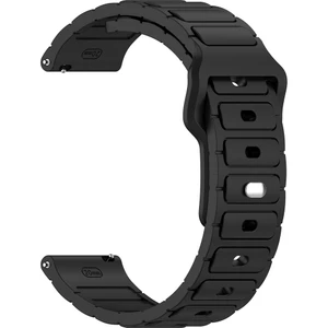 Fossil Sport Smrtwtch 43MM Uyumlu Kordon Kayış Silikon 22/132KRD Siyah